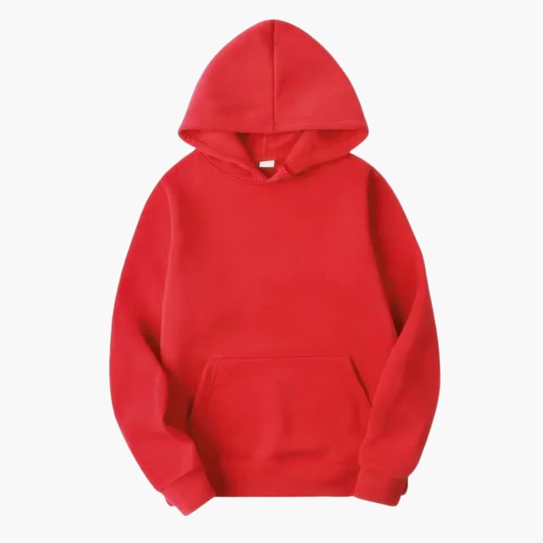 Women's loose fit drawstring hoodie sweatshirt with front kangaroo pocket for cozy everyday casual wear