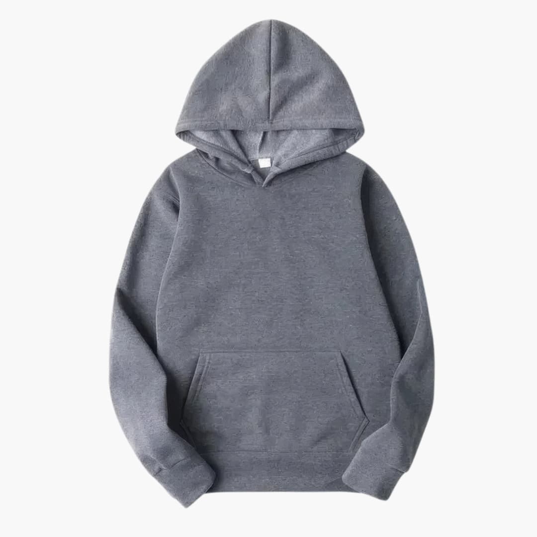 Women's loose fit drawstring hoodie sweatshirt with kangaroo pocket in cozy casual style