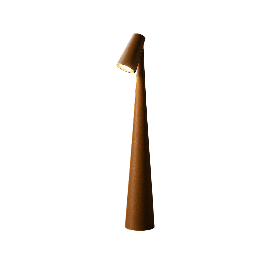 Modern rechargeable cordless table lamp with adjustable directional head for home office and living spaces
