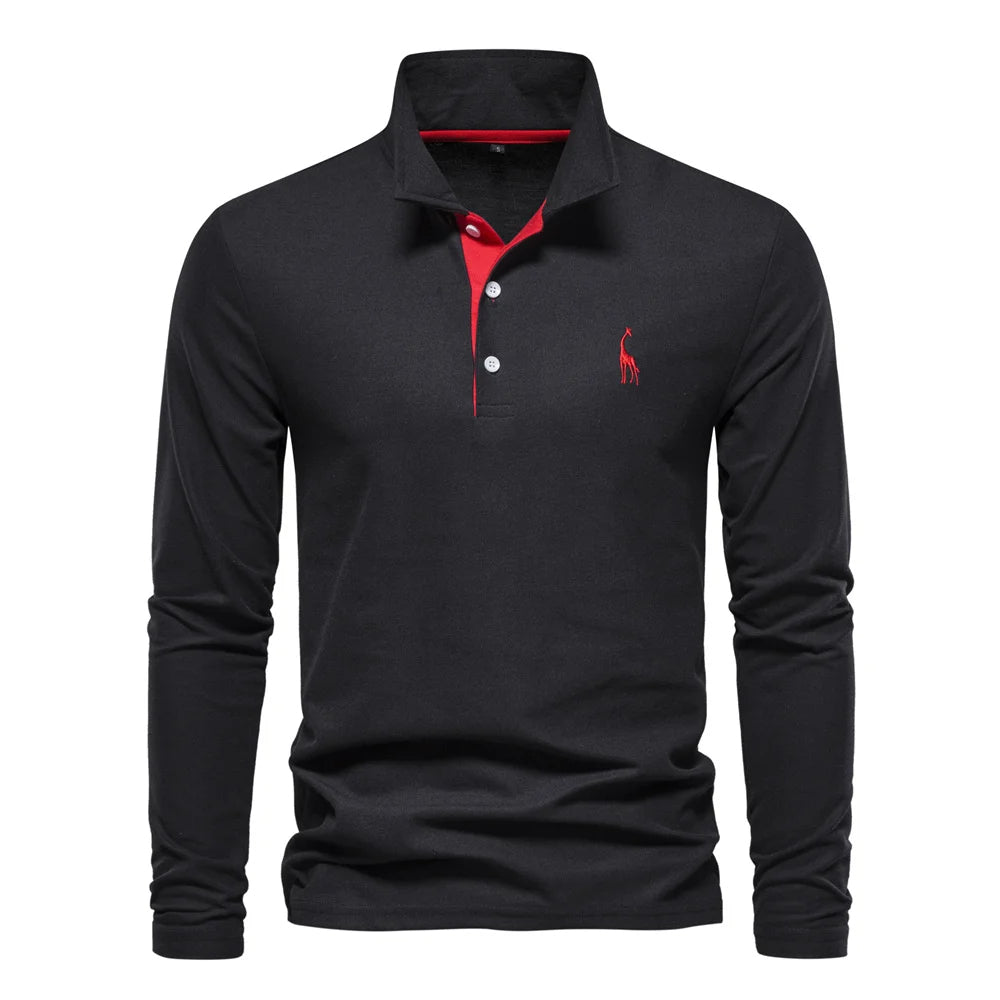 Gregory men's slim fit long sleeve shirt tailored silhouette polished smart casual office look