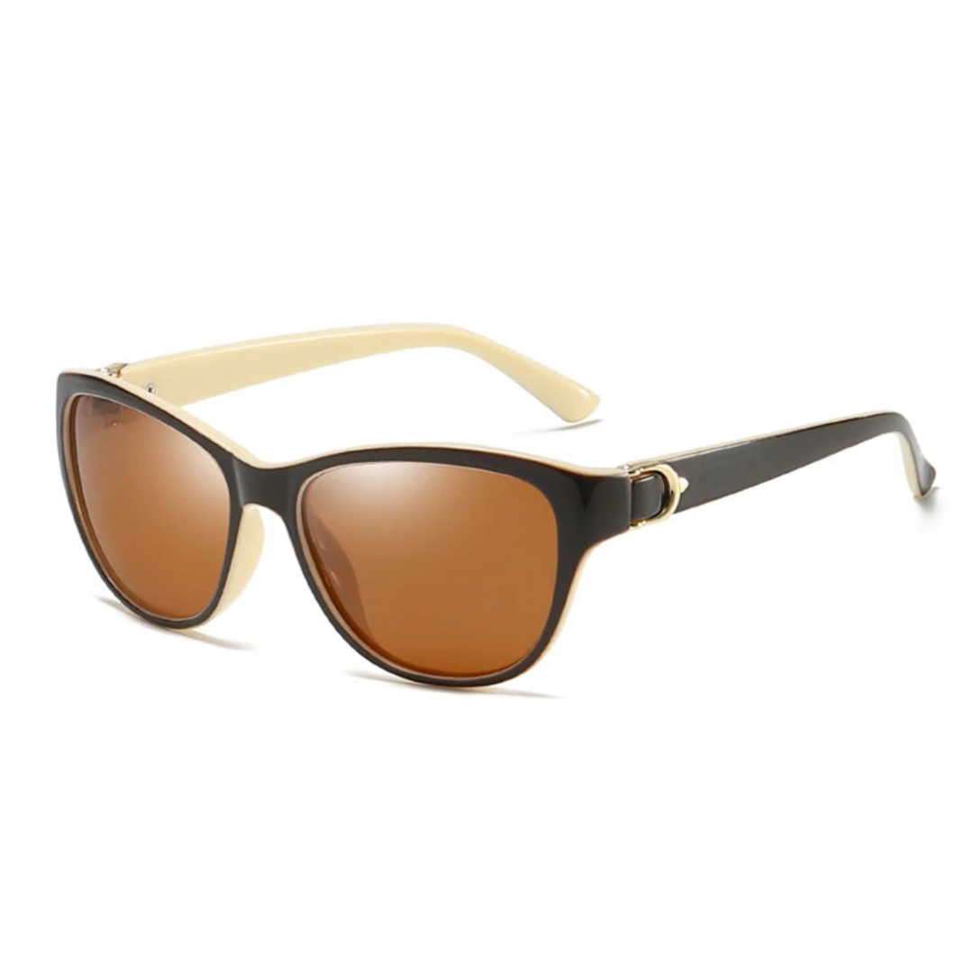 Verona cat eye sunglasses lightweight acetate gradient lenses gold accents unisex fashion-forward