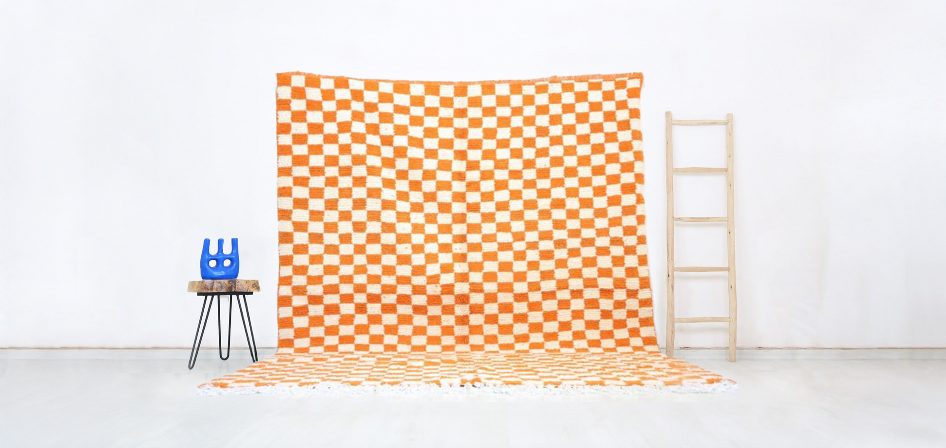 Tafsut Moroccan Checkered Rug 8'3" x 9'8" - Urbann-Vibe