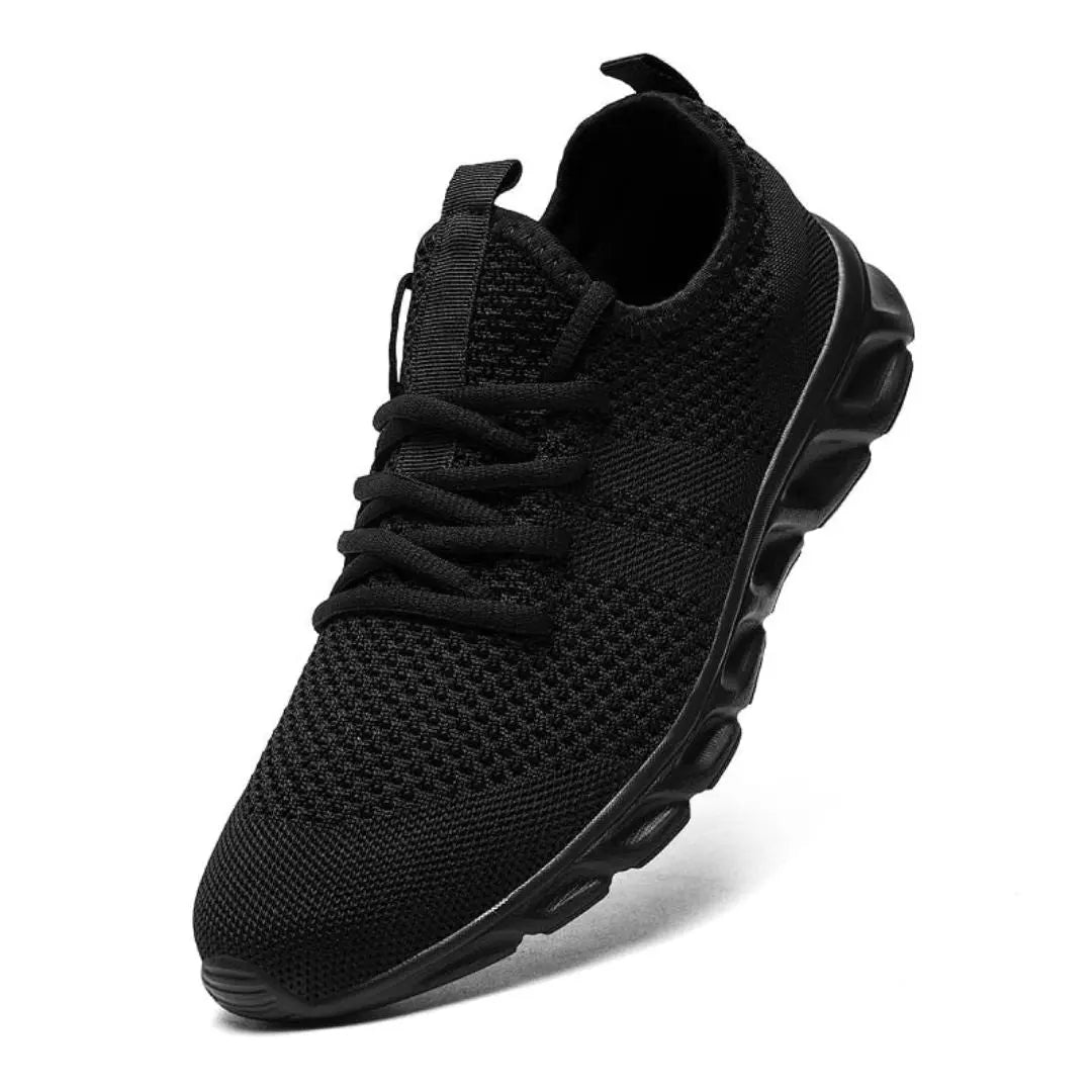 Men's Thane AeroFlex gray sneakers seamless stretch upper shock-absorbing performance sole