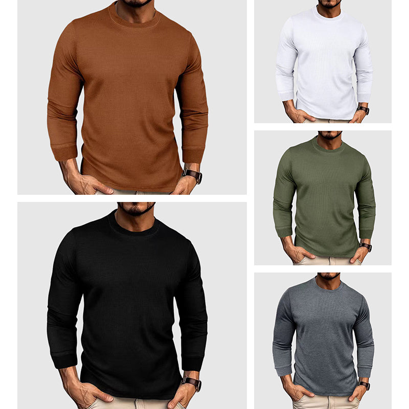 Alessandro Veneti men's ivory knit shirt high collar premium yarn luxury craftsmanship elegant fit