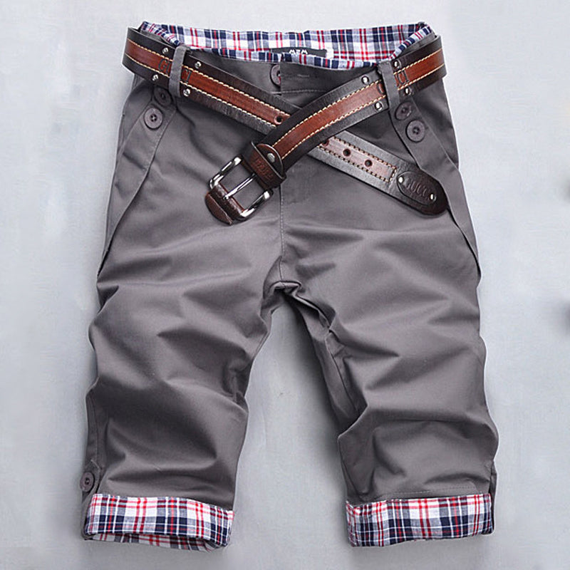 Azure Springs plaid boardshorts quick-dry cotton blend vibrant surf-ready adventure shorts