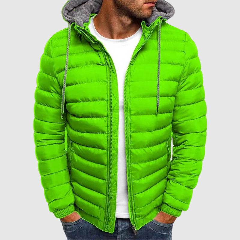 Theodore Willow Coldfront insulated hooded jacket urban streetwear style warm polyester blend outer layer