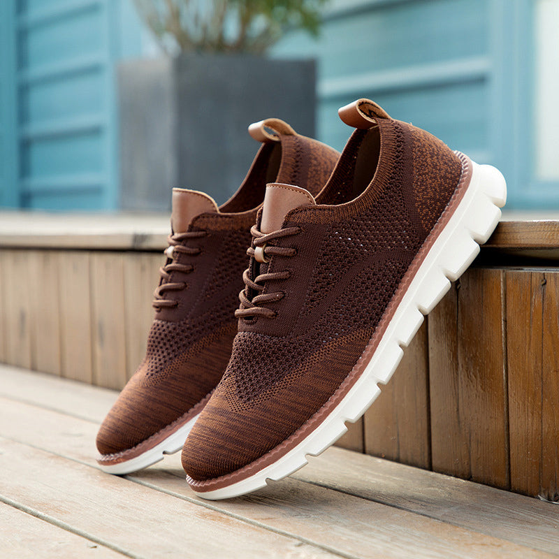 Theodore Willow unisex leisure sneakers breathable mesh upper low heel lace-up casual style
