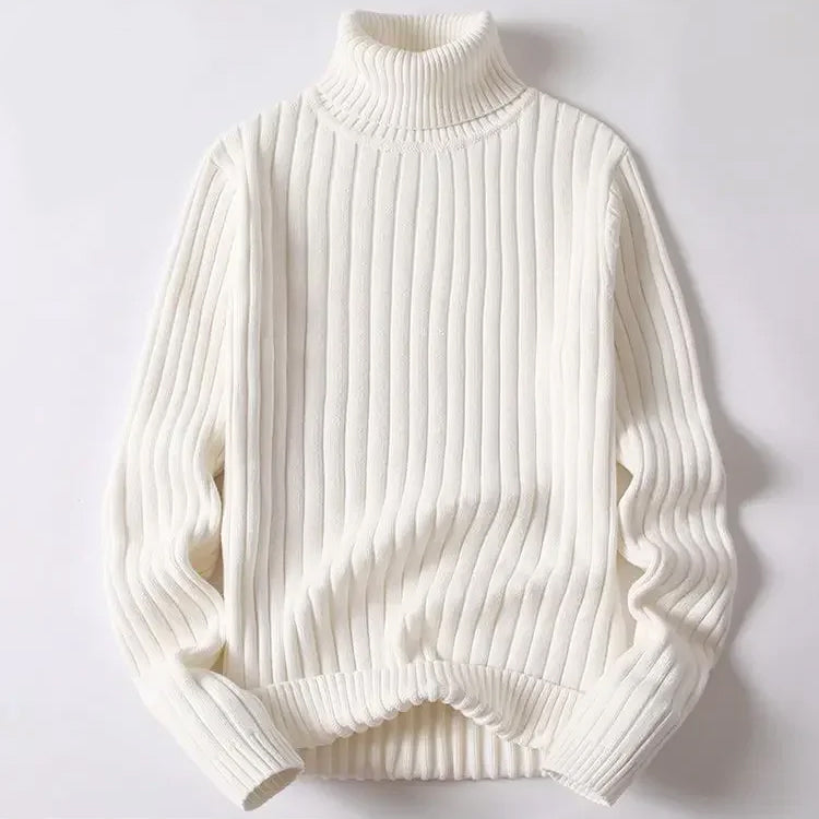 Theodore Willow roll top sweater soft knit cotton-acrylic blend cozy cold-weather pullover