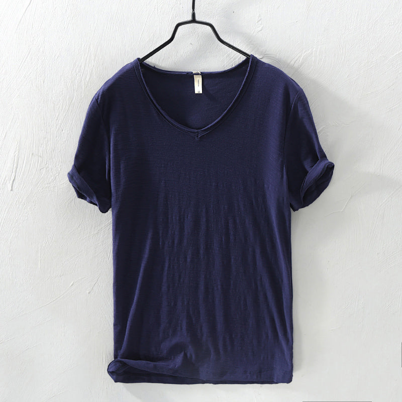 Theodore Willow Sydney white cotton short-sleeve shirt relaxed fit timeless everyday style