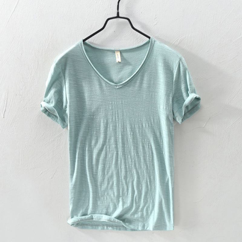 Theodore Willow Sydney white cotton short-sleeve shirt relaxed fit timeless everyday style