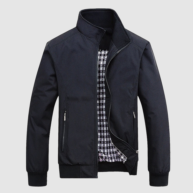 Theodore Willow Veneto lightweight bomber jacket classic silhouette elastic cuffs everyday casual style