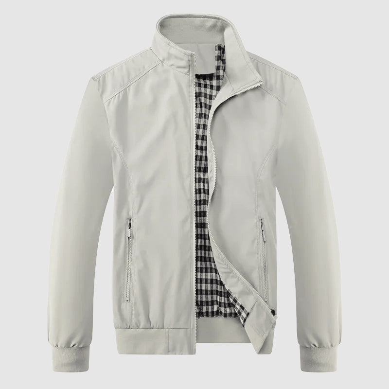 Theodore Willow Veneto lightweight bomber jacket classic silhouette elastic cuffs everyday casual style