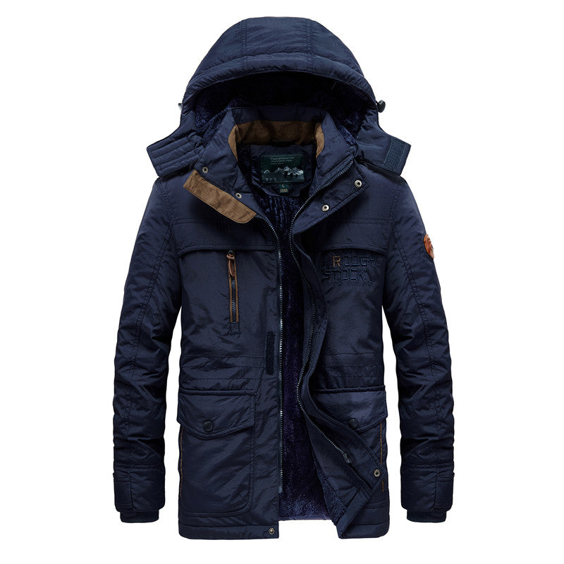 Men's waterproof windproof jacket in versatile style with breathable all-weather protection