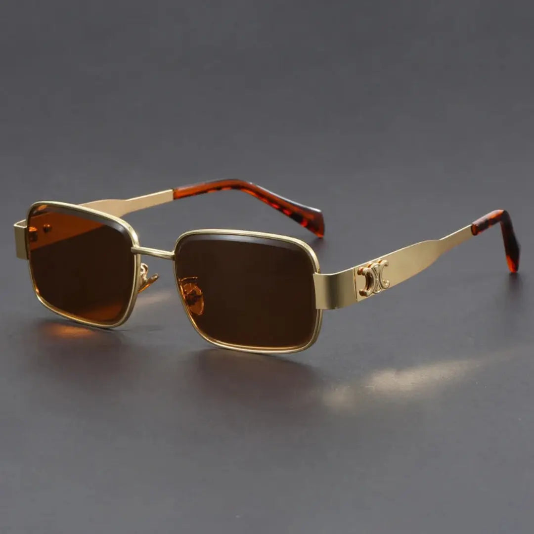 Titan Edge bold rectangular metal alloy sunglasses lightweight premium frames modern style