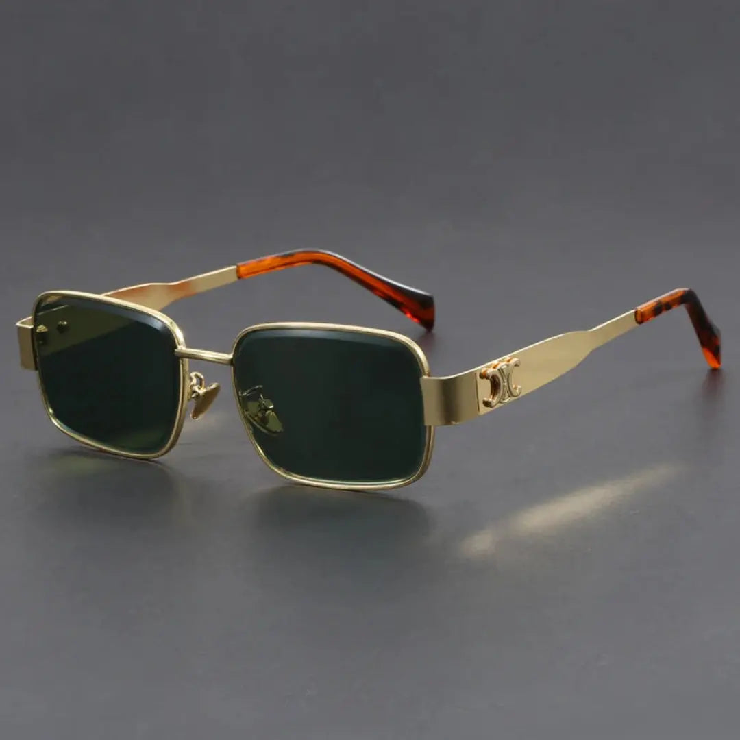 Titan Edge rectangular metal alloy sunglasses bold modern style lightweight premium frames