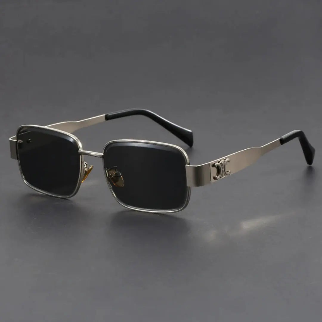 Titan Edge rectangular metal alloy sunglasses bold modern style lightweight premium frames