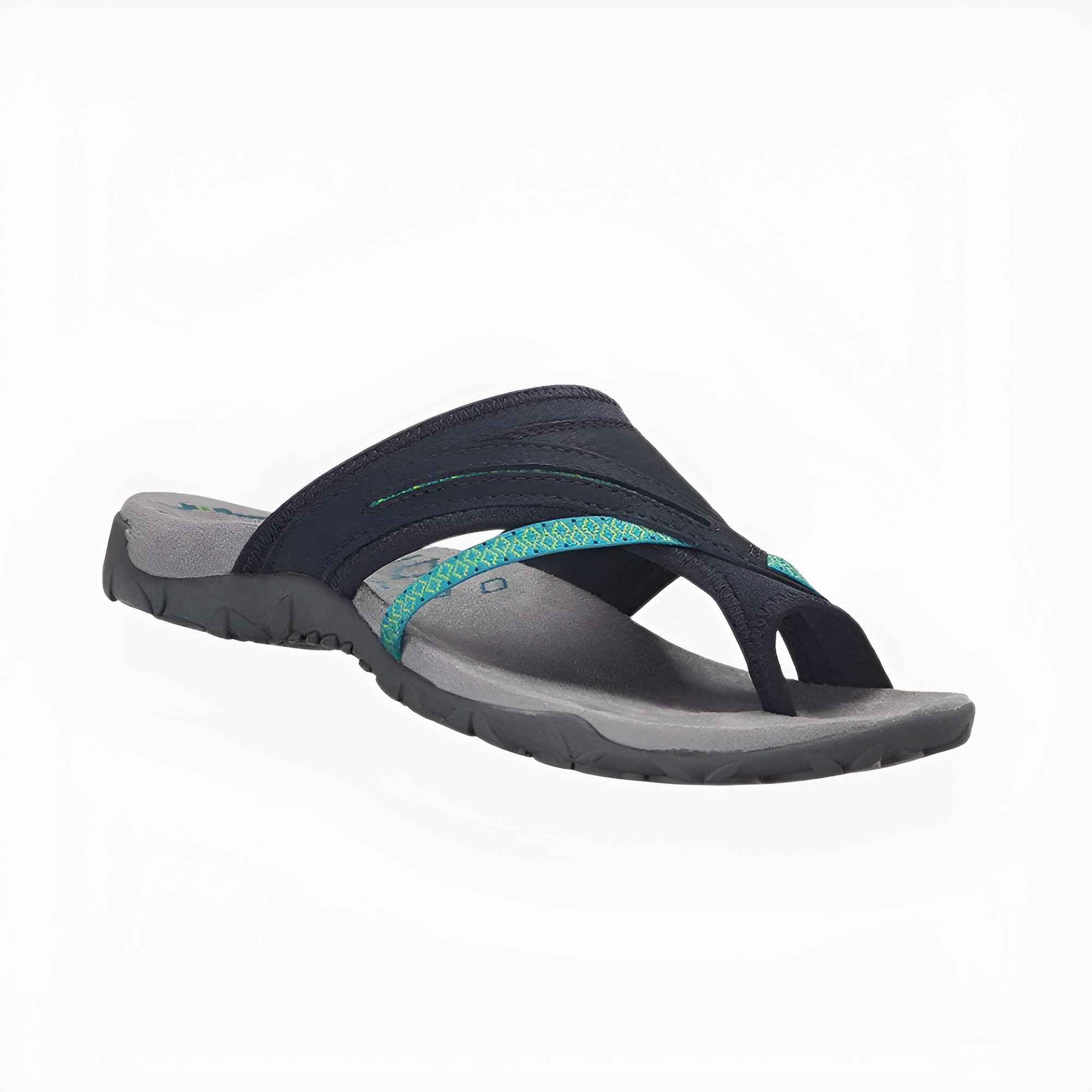 Sage women leather sandals with cushioned insoles, arch support, and adjustable straps for all-day comfort