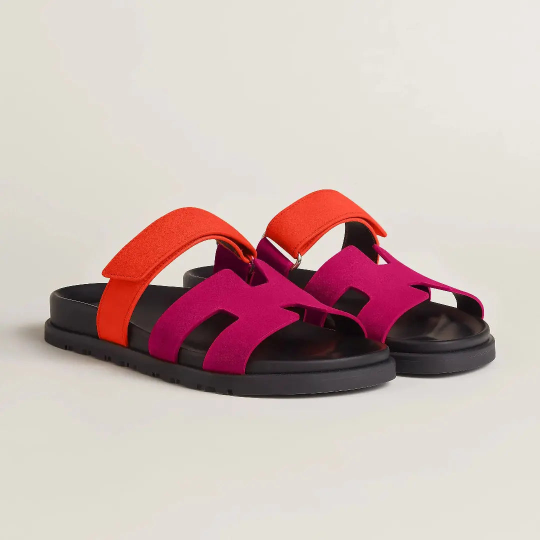 Topaz orthopedic Velcro sandals in neutral tones, open-toe silhouette with arch support cushioned footbed