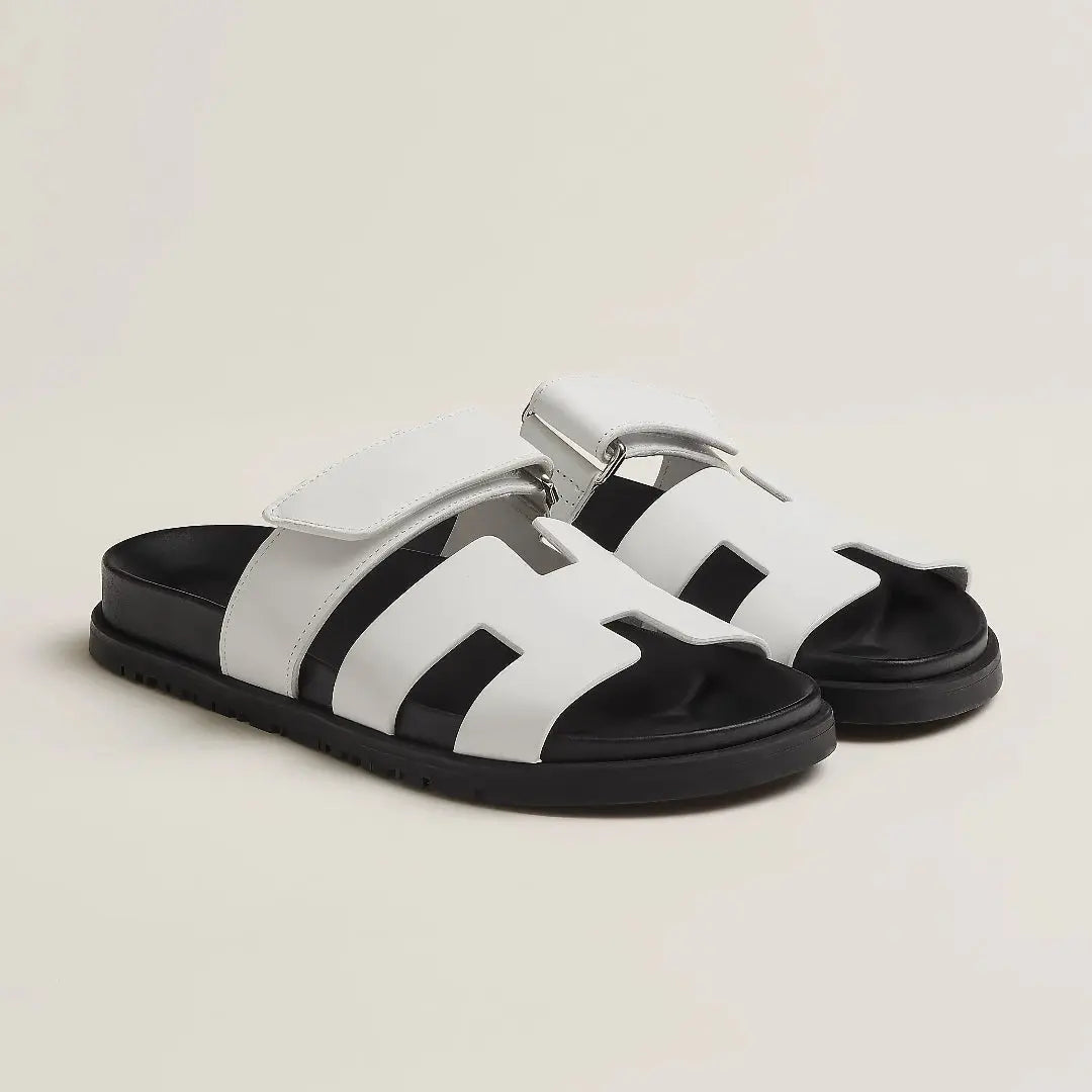 Topaz orthopedic Velcro sandals in neutral tones, open-toe with arch support cushioned footbed