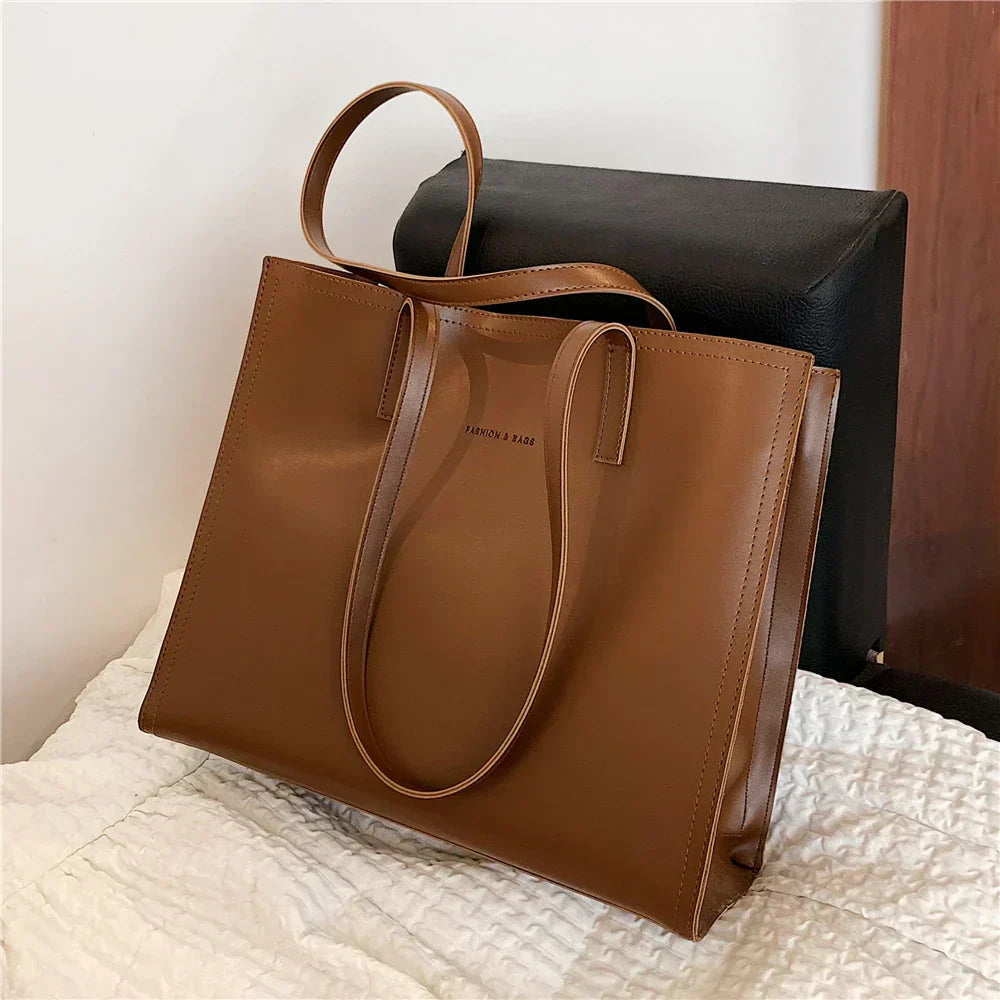 Sophia women's tote bag elegant sleek silhouette triple-compartment for work and travel