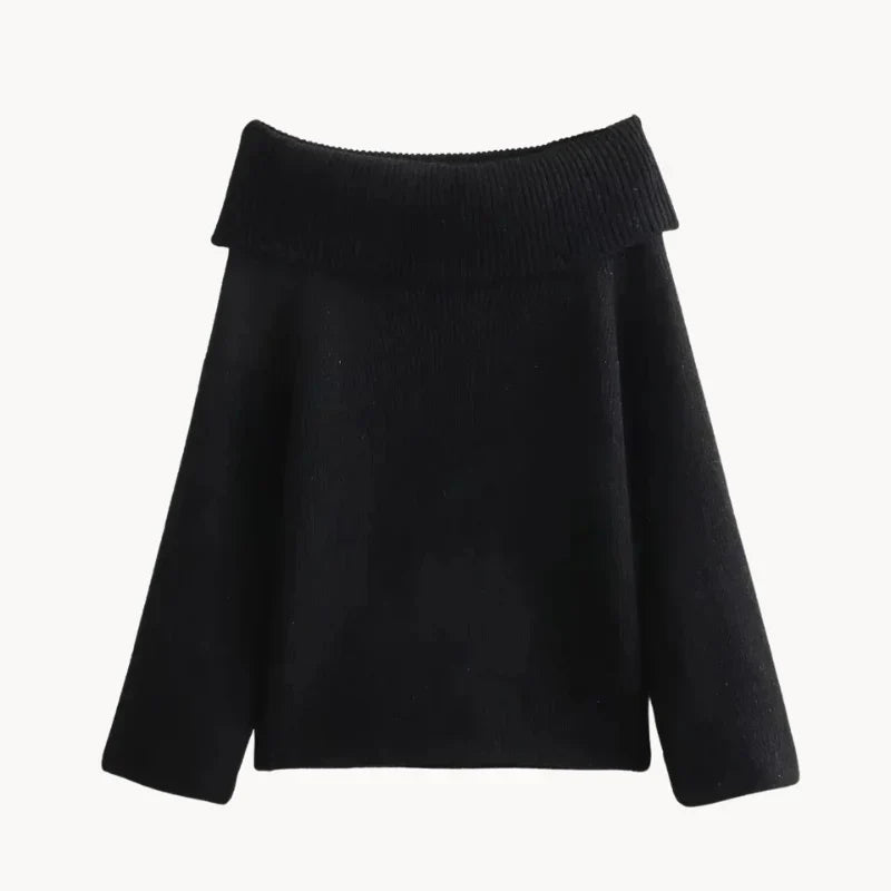 Xenia women's off-shoulder top flattering tailored fit elegant sustainable fashion versatile style