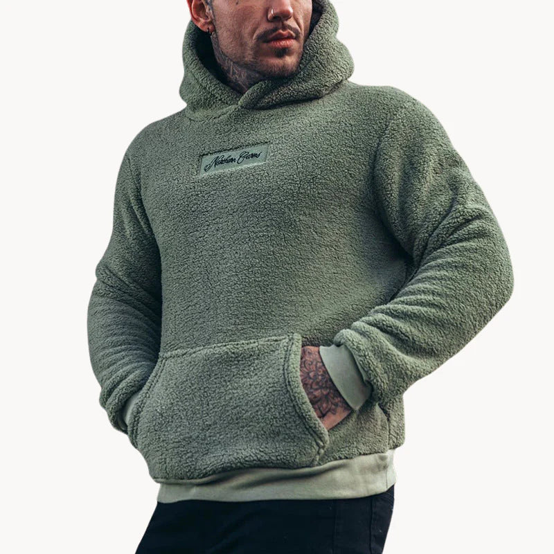 Men's Alfi casual hoodie in cozy everyday fit with sustainable quality construction for versatile wear