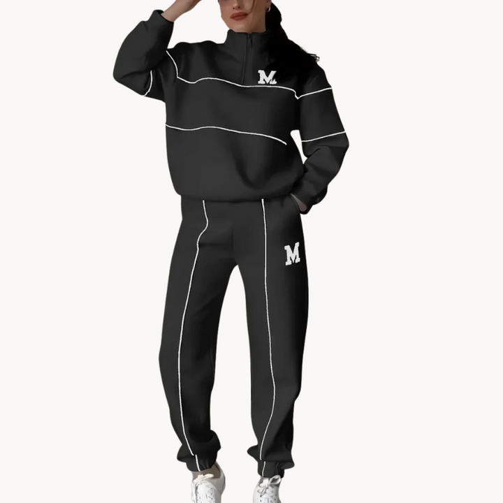 Jovita women's sport-luxe two-piece set, sleek athletic cut with elegant detailing for all-day wear