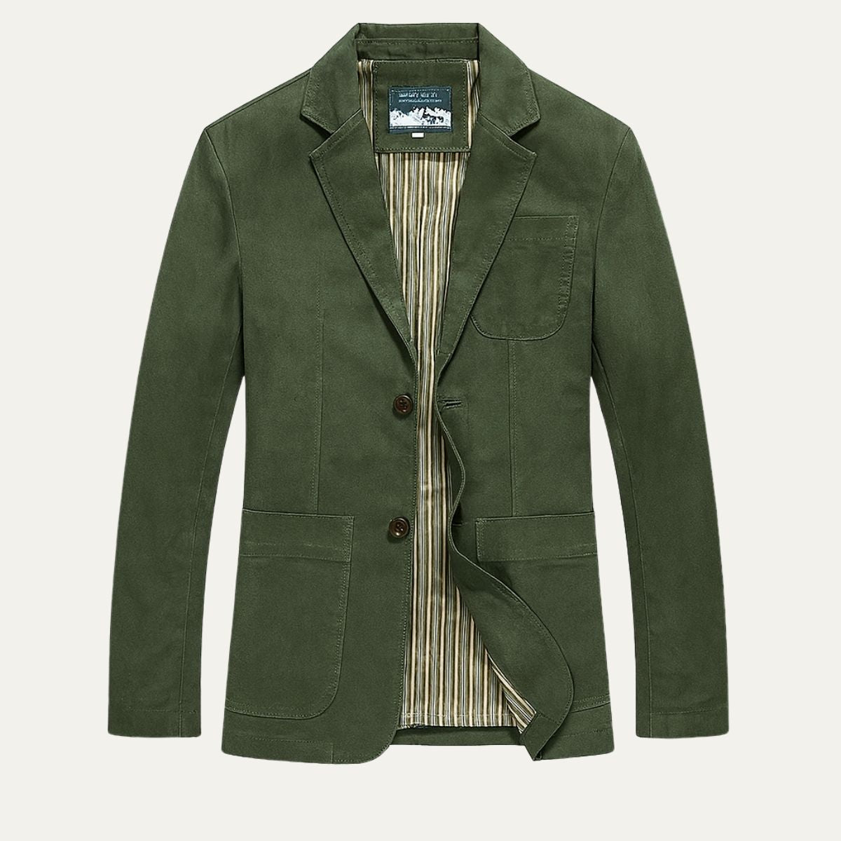 Men's slim fit cotton blazer windbreaker lightweight jacket with functional pockets versatile city style