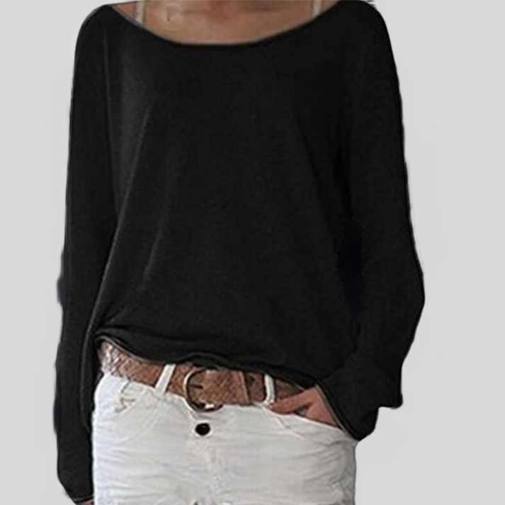 Women's lightweight round neck sweater in elegant knit, versatile layering piece for work to weekend