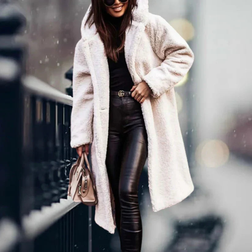 Women's casual hooded jacket Arabella, relaxed fit, lightweight all-season layer with built-in hood