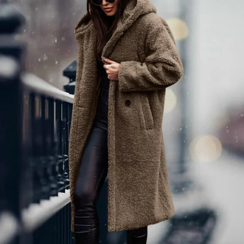 Women's casual hooded jacket Arabella, relaxed fit everyday layer with built-in hood, all-season