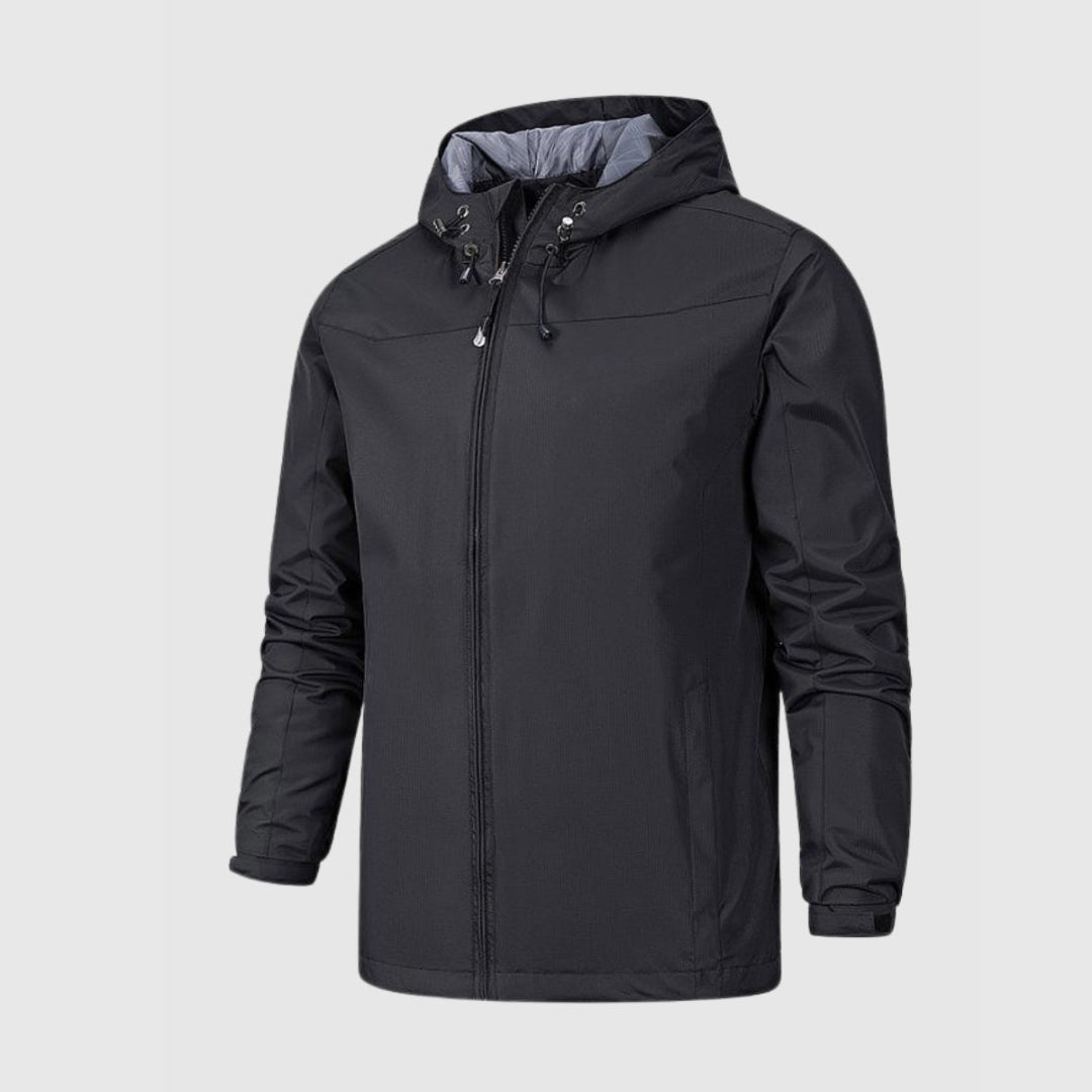 Men's Rakin waterproof sports jacket lightweight breathable weatherproof shell for active athletes