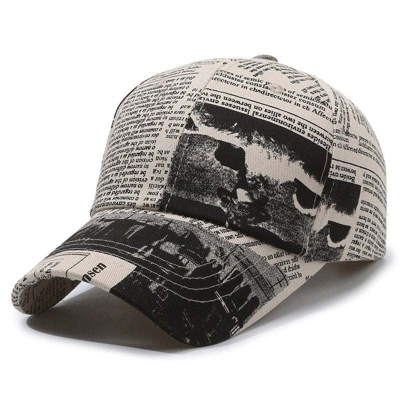 Black streetwear baseball cap curved brim bold embroidered lettering adjustable snap closure dome fit