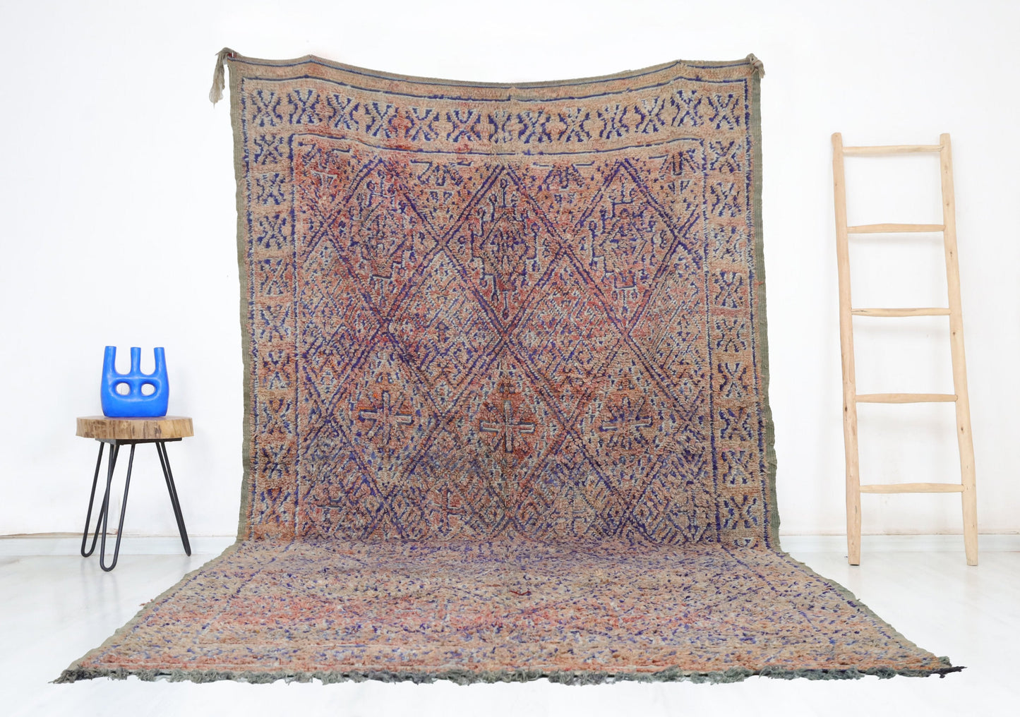Degemma Vintage Moroccan Rug  7'1" x 12'3" - Urbann-Vibe