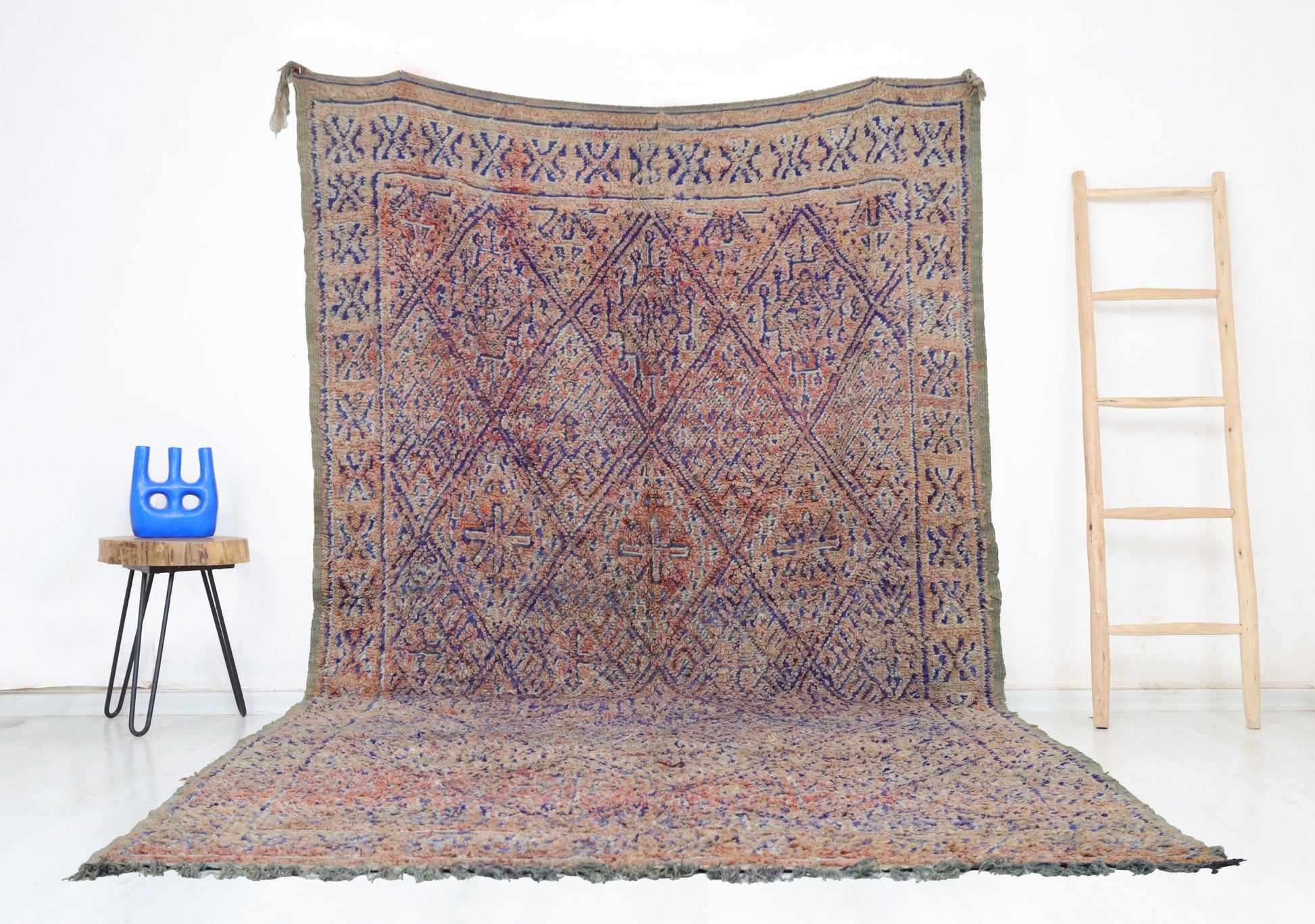 Degemma Vintage Moroccan Rug  7'1" x 12'3" - Urbann-Vibe