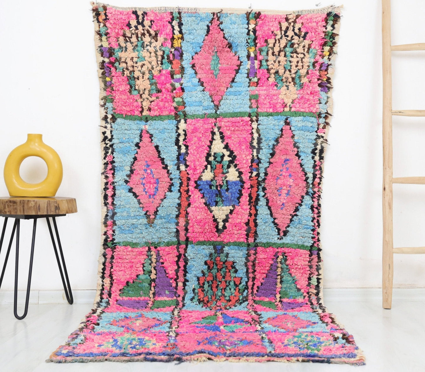 Dukket Moroccan Rug 3'3" x 7'2" - Urbann-Vibe