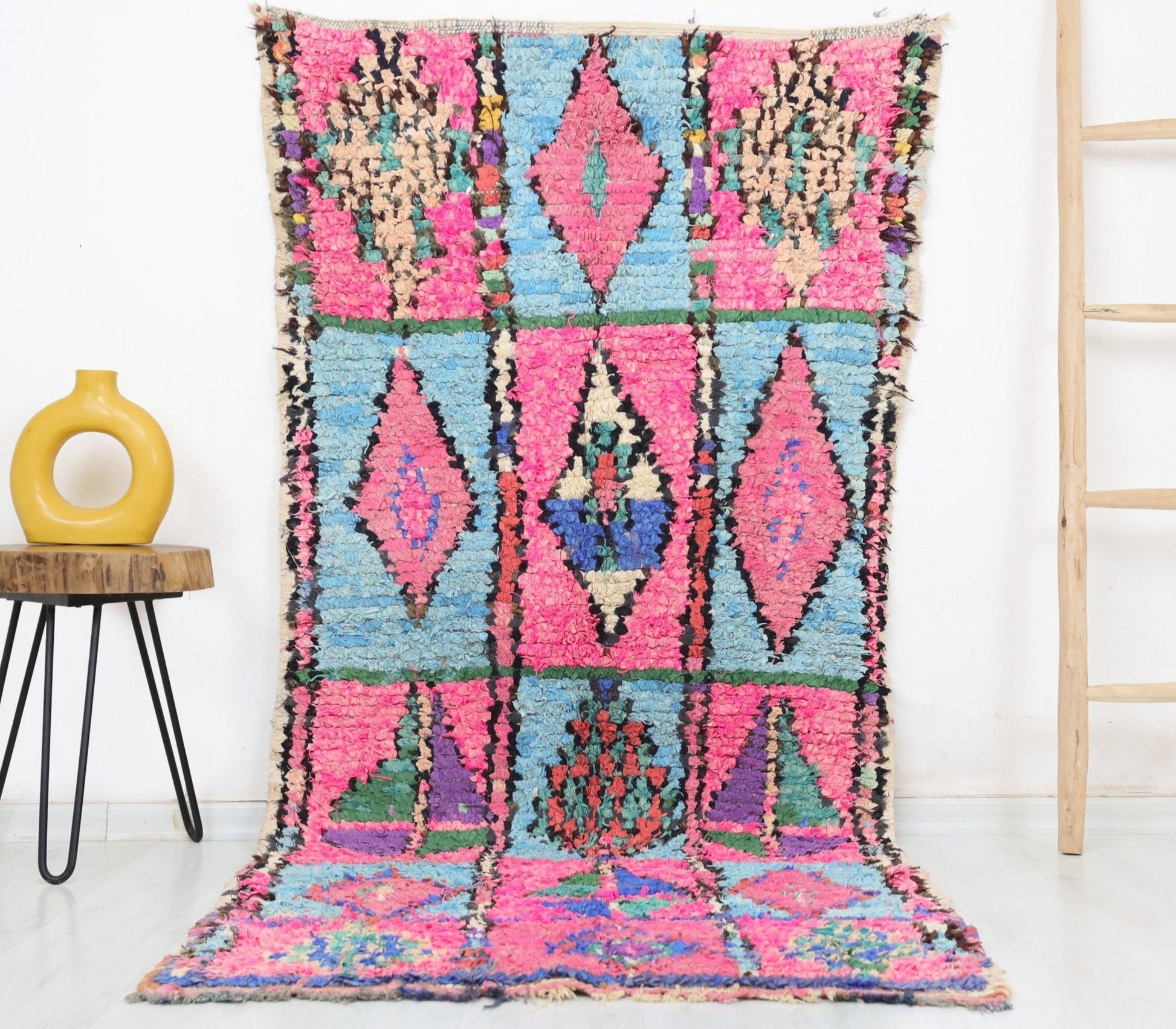 Dukket Moroccan Rug 3'3" x 7'2" - Urbann-Vibe