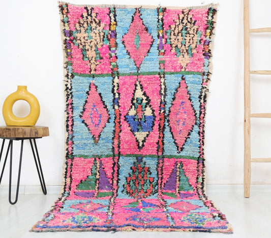 Dukket Moroccan Rug 3'3" x 7'2" - Urbann-Vibe