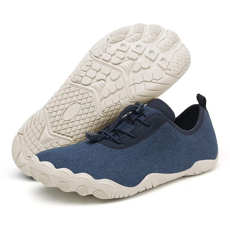 AeroStride barefoot outdoor shoes wide toe box zero-drop flexible sole non-slip grip natural fit