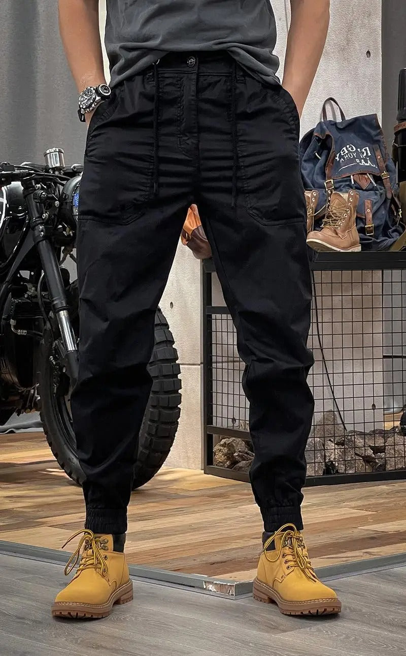 Women's stretch cargo pants flexible fit spandex blend with multi-pocket cargo styling all-day comfort