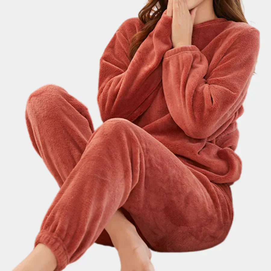Valerija women's luxury pajama set soft elegant silhouette comfort sleepwear refined all-night wear