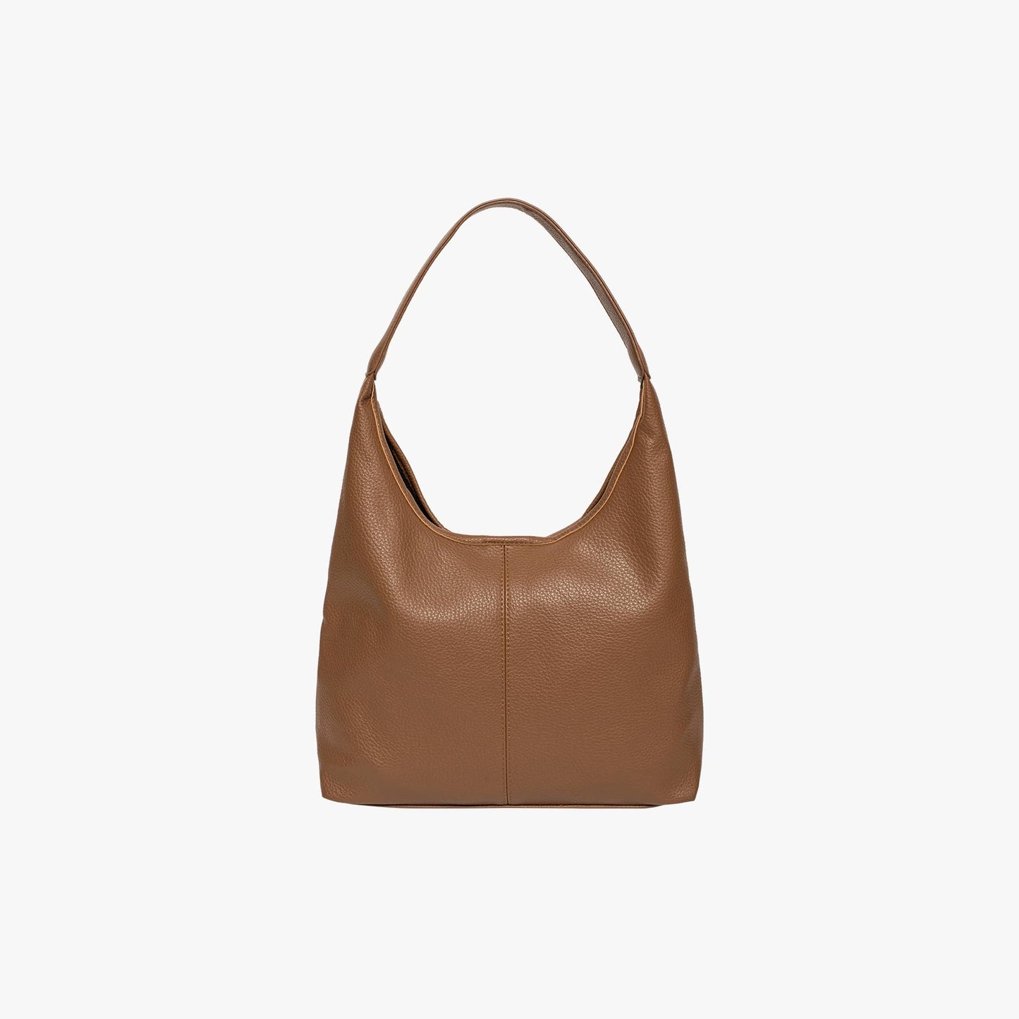 Lana vegan leather hobo bag for women, soft black spacious everyday shoulder bag