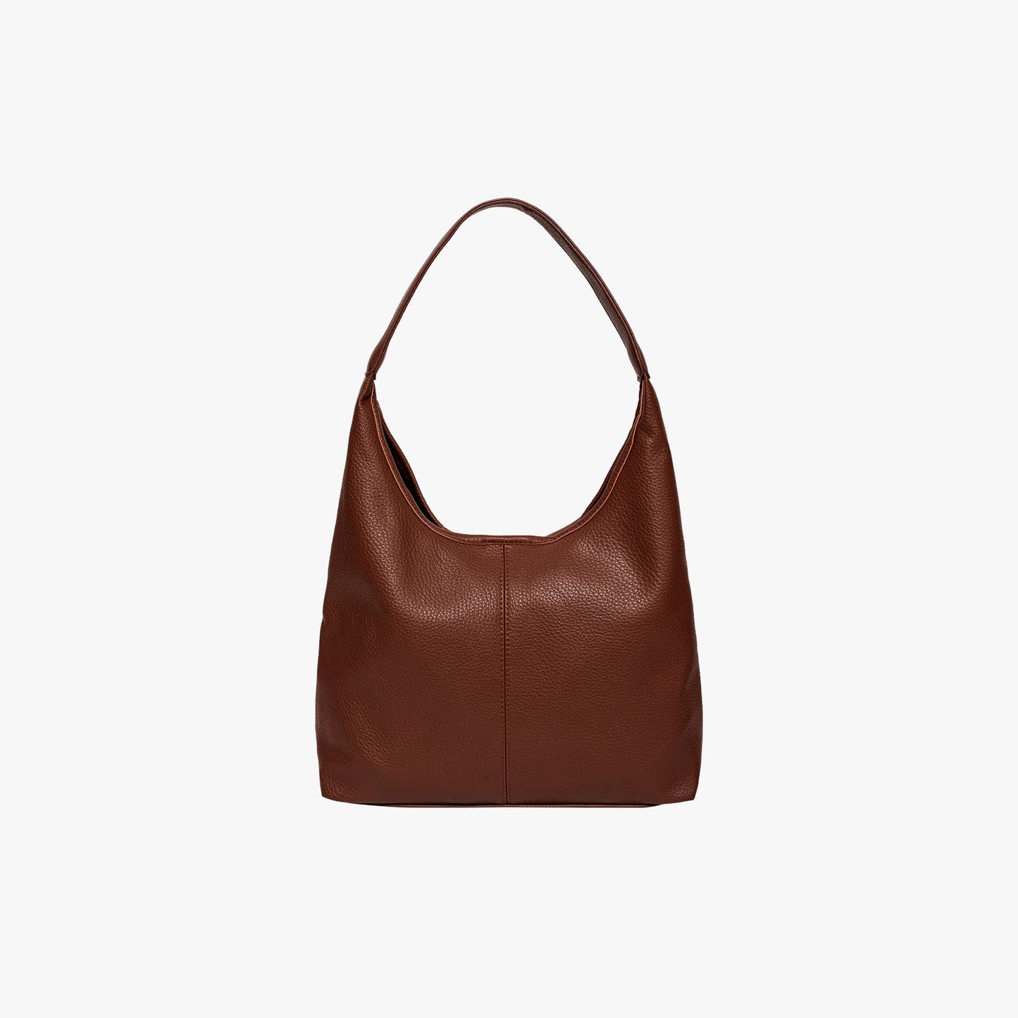 Lana vegan leather hobo bag for women, soft black everyday shoulder bag with spacious interior