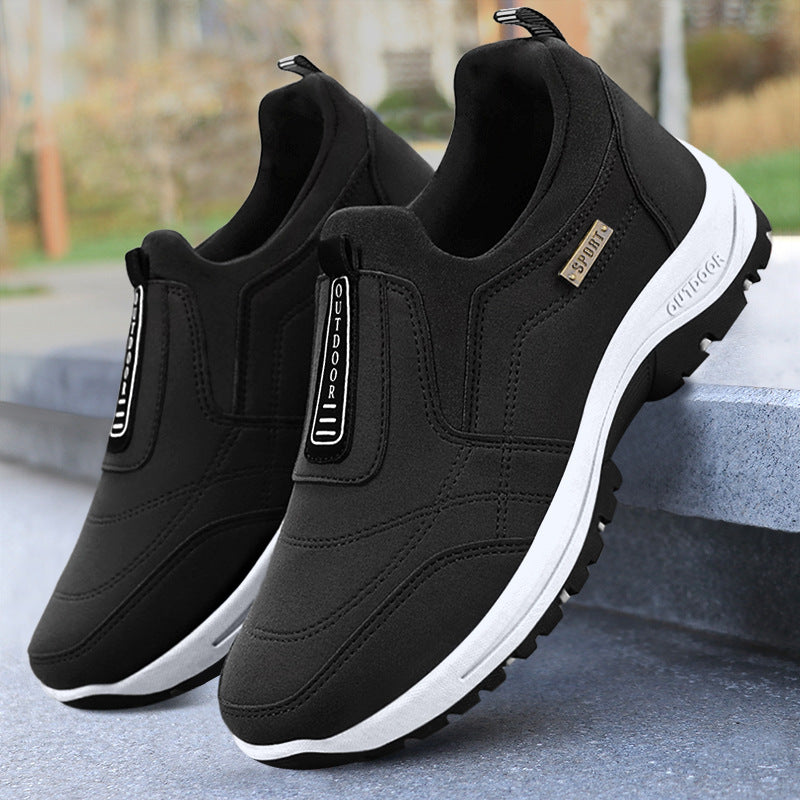 Urbann Vibe Velmor slip-on trail shoes with rugged lug outsole for outdoor comfort and all-day grip