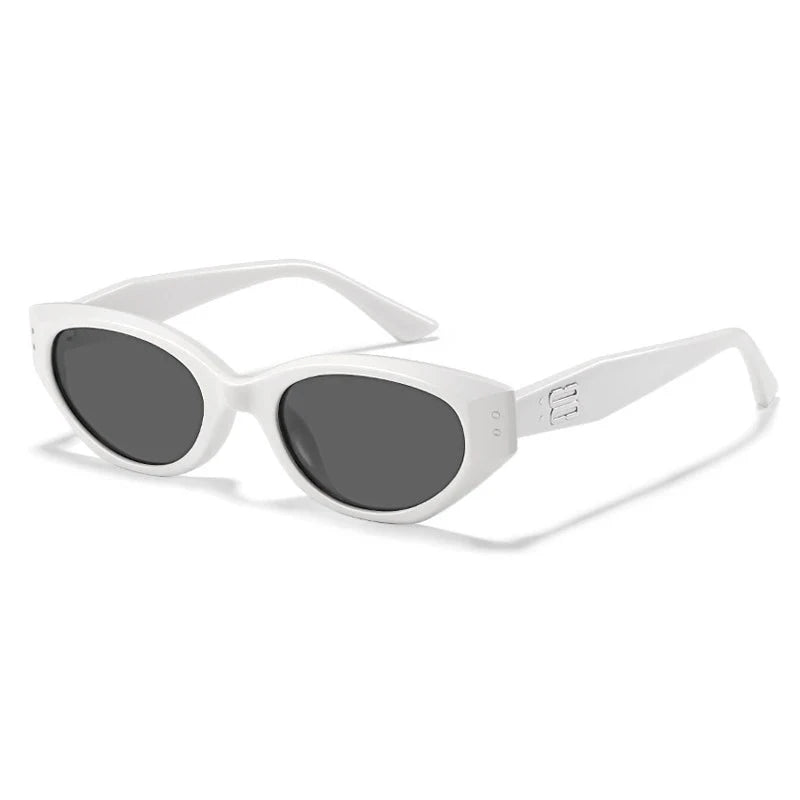 Bold glossy black acetate oval glasses with UV protection for modern professionals
