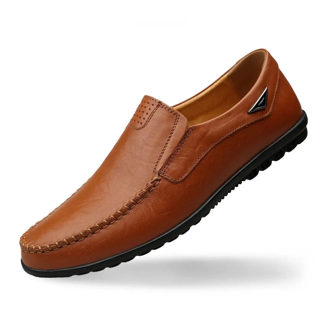 Vince men's slip-on loafers with elastic side gore, lightweight cushioned sole, everyday casual style