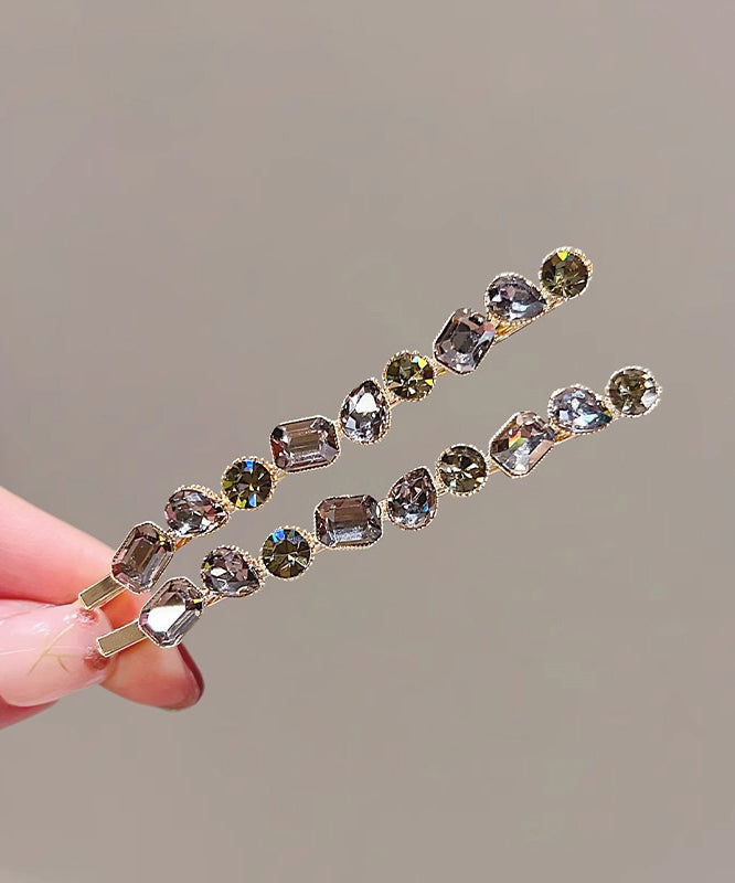 Épingle à cheveux vintage en alliage d'or et cristal de zircon - Urbann-Vibe