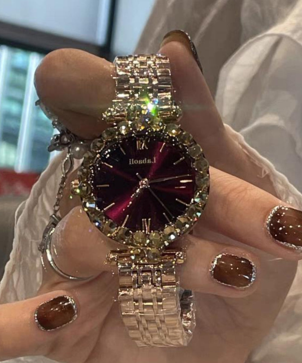 Montre Vogue Mulberry en acier inoxydable et verre trempé - Urbann-Vibe