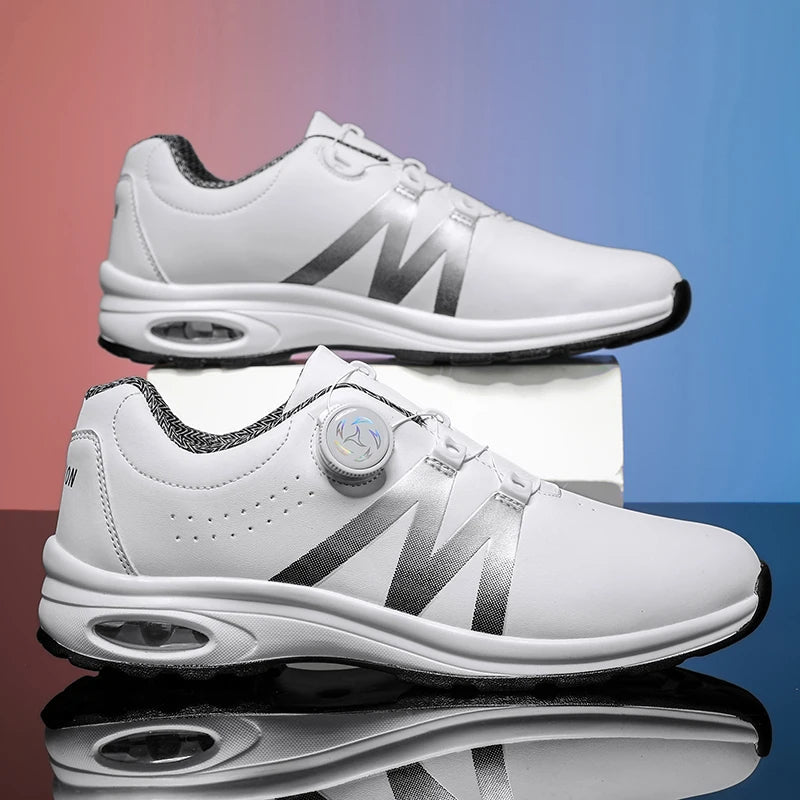 Urbann-Vibe Vortex futuristic running shoes with air-cushioned sole and twist-dial lace system