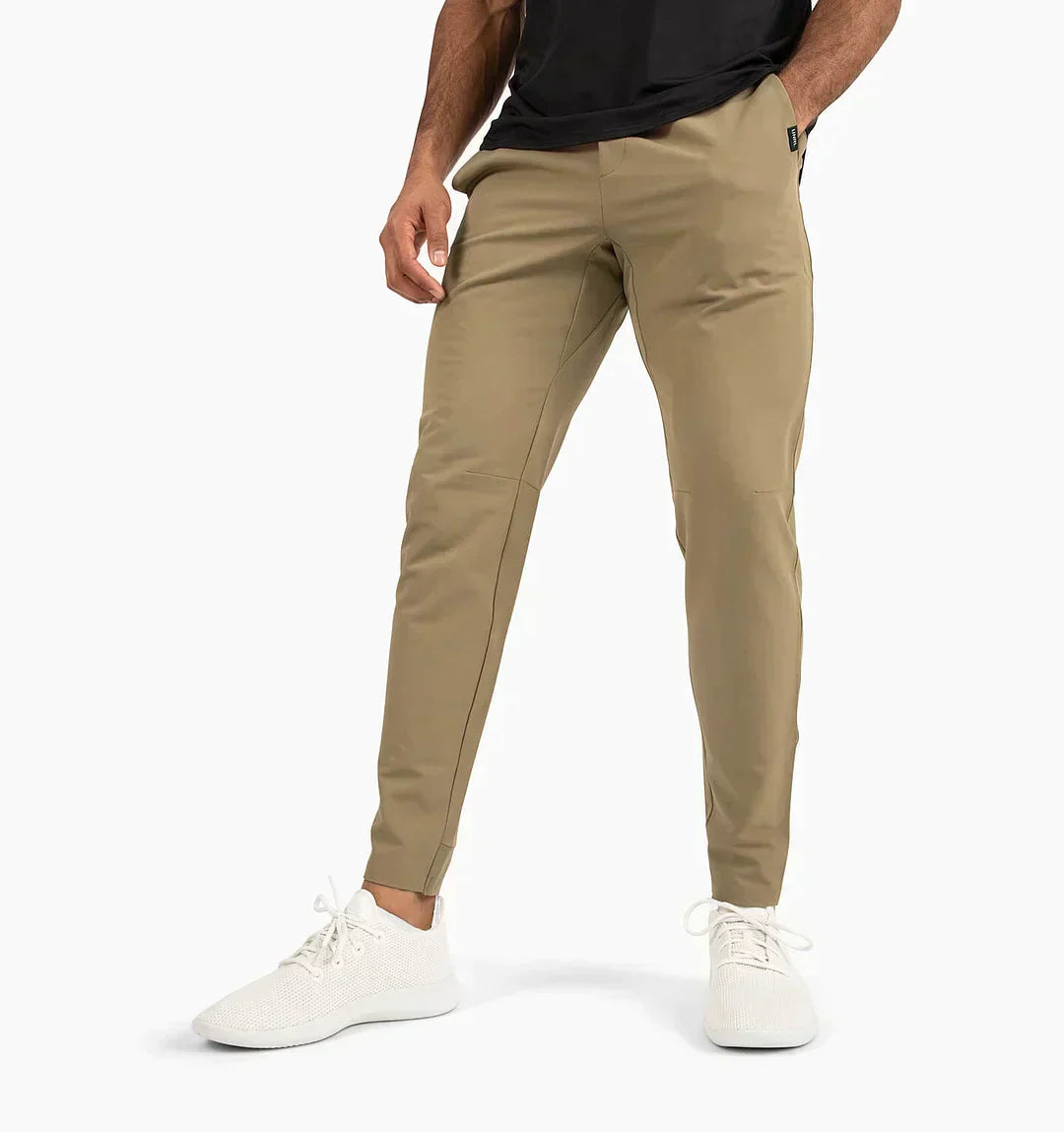 Men's slim fit stretch trousers cotton blend slim cut for all-day comfort and modern style